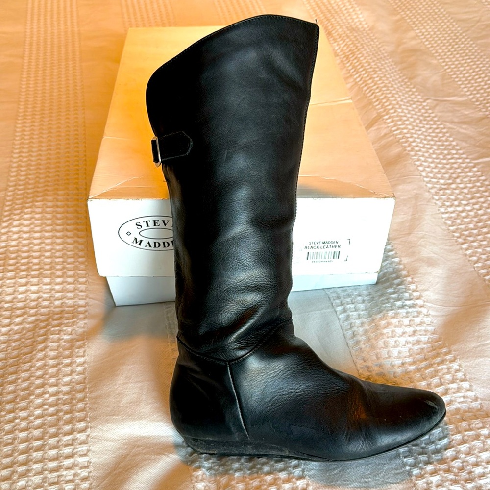 Steve Madden tall pull on boot 7.5